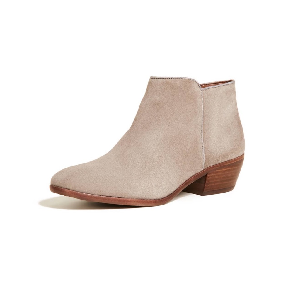 Sam Edelman Grey Suede Boots